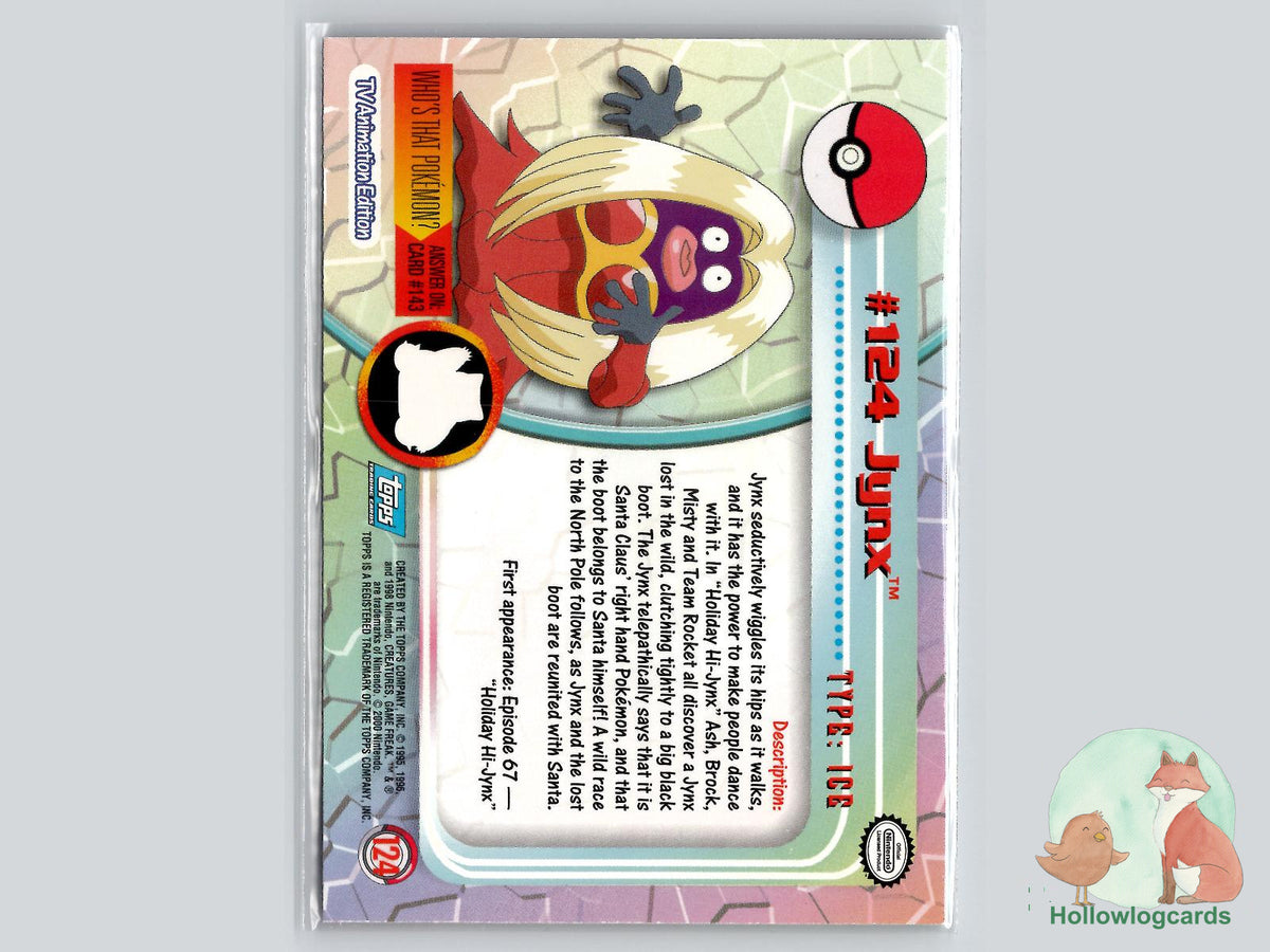 Jynx (#124) - Topps Trading Cards Series 3