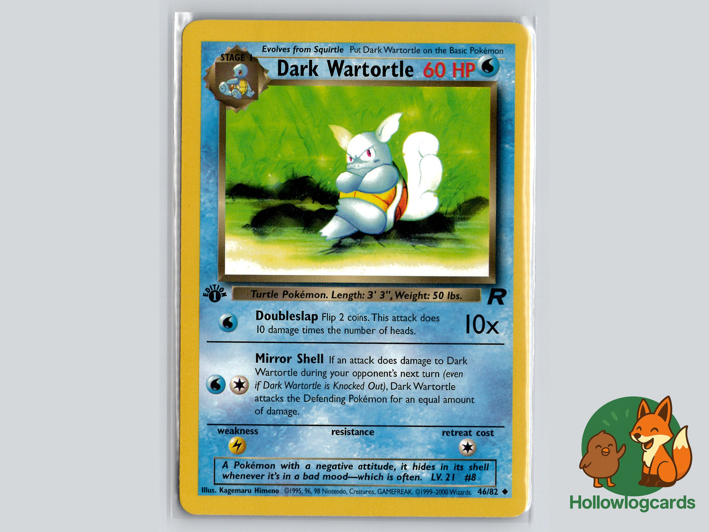 Image of Dark Wartortle Team Rocket (RO) #46