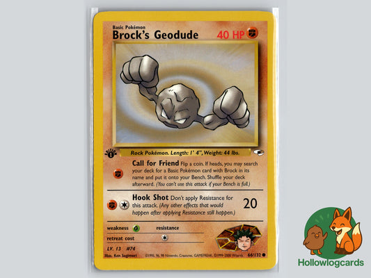 Image of Brocks Geodude Gym Heroes (G1) #66