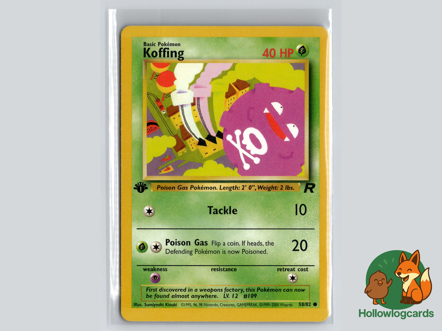 Image of Koffing Team Rocket (RO) #58