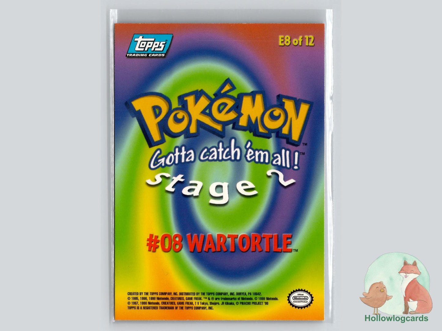 Wartortle (#67) - Topps The First Movie Trading Cards