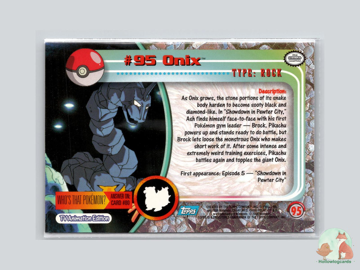 Onix (#95) - Topps Trading Cards Series 2