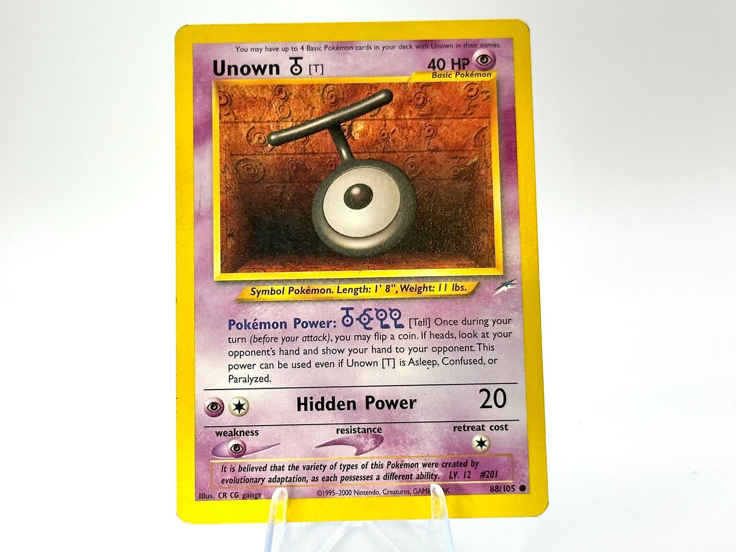 Image of Unown T Neo Destiny (N4) #88