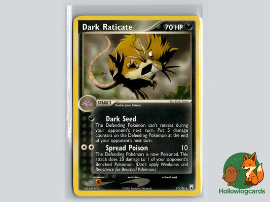 Image of Dark Raticate Team Rocket Returns (TR) #17