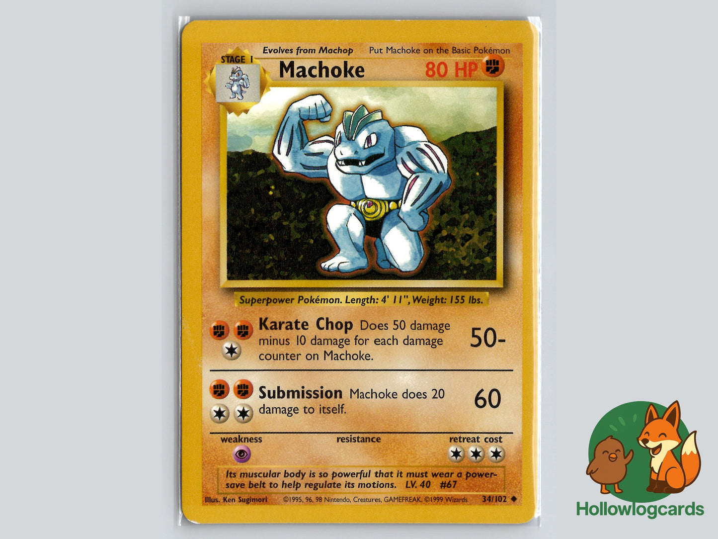 Image of Machoke Base Set (BS) #34