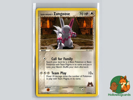 Image of Team Magmas Zangoose Team Magma vs Team Aqua (MA) #23