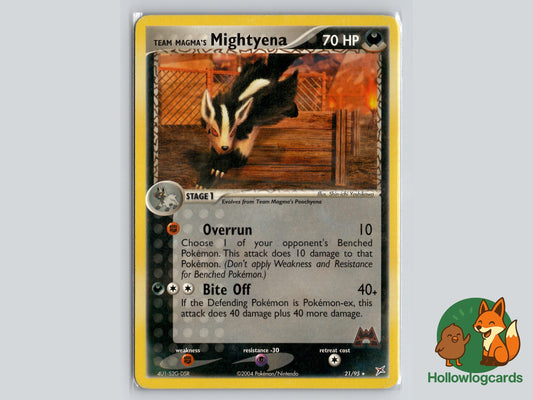 Image of Team Magmas Mightyena Team Magma vs Team Aqua (MA) #21