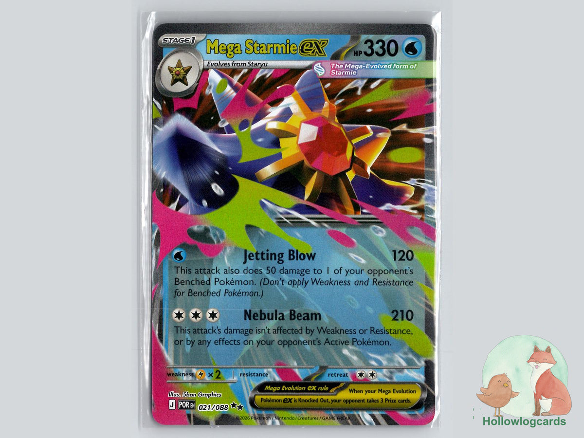 Mega Starmie ex (021/088) Pokémon Card