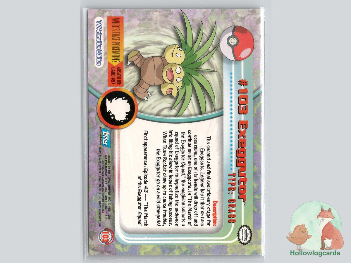 Exeggutor (#103) - Topps Trading Cards Series 2