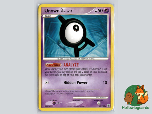 Image of Unown A Diamond and Pearl (DP) #65