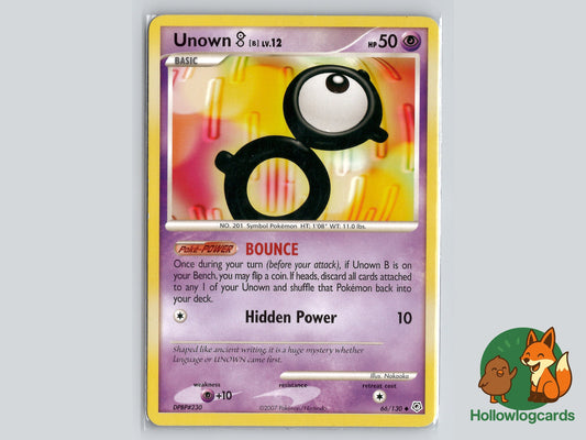 Image of Unown B Diamond and Pearl (DP) #66