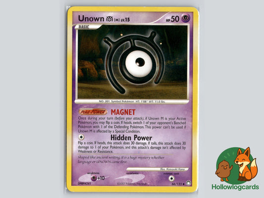 Image of Unown M Mysterious Treasures (MT) #66