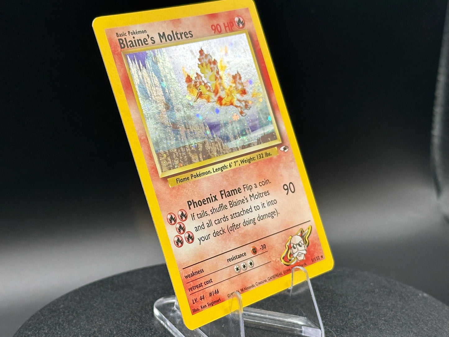 Blaine’s Moltres - Gym Challenge 1/132 - WOTC - Sugimori