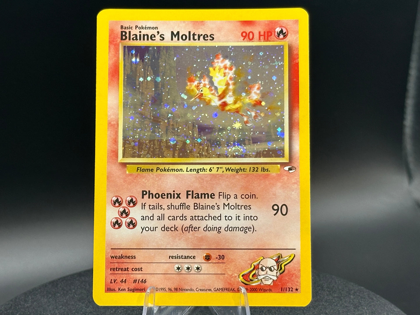 Blaine’s Moltres - Gym Challenge 1/132 - WOTC - Sugimori