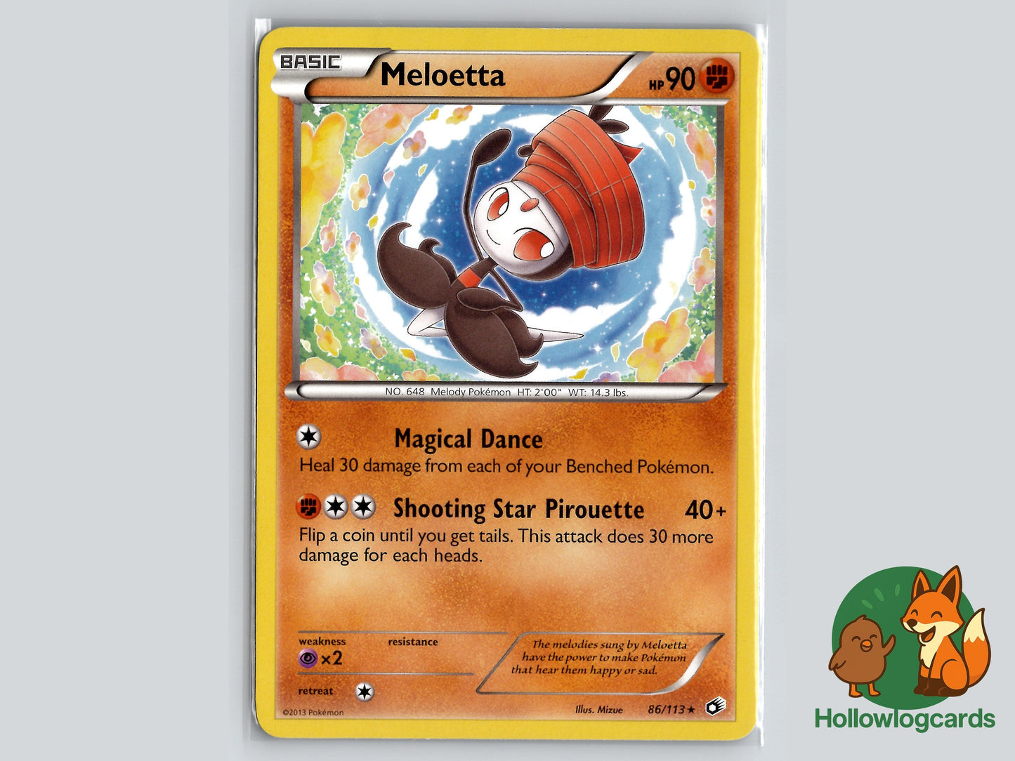 Image of Meloetta Legendary Treasures (LTR) #86