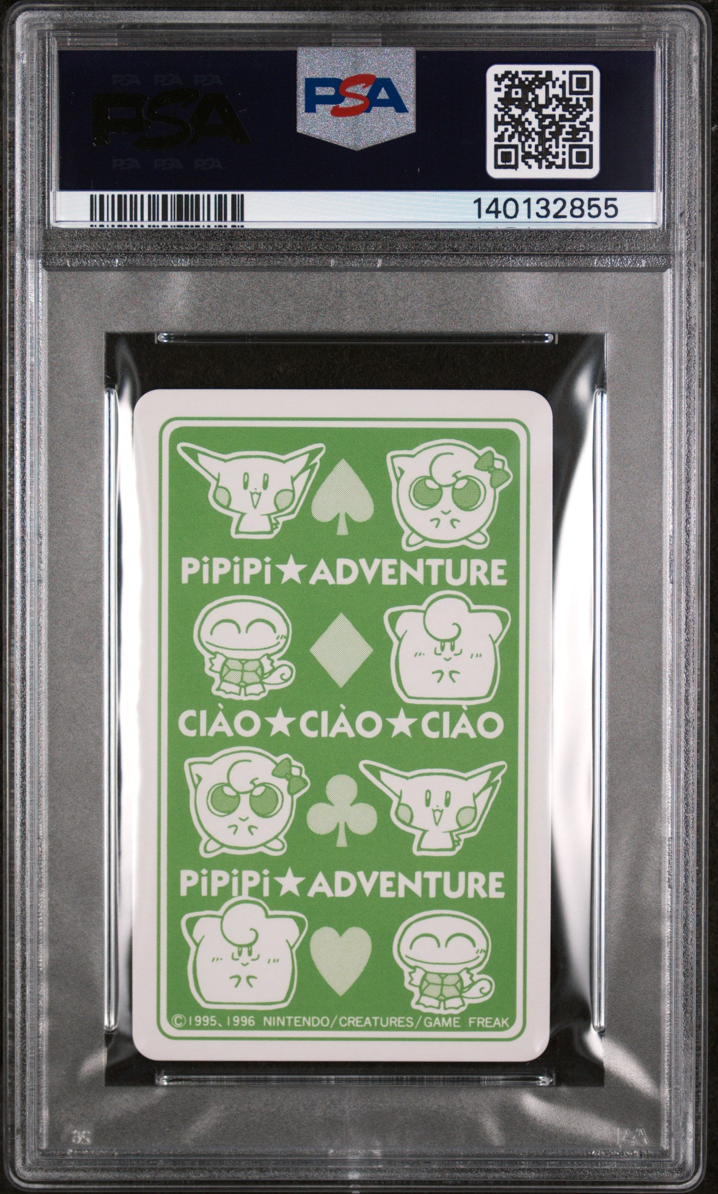 Graded 7 Of Spades () Pipipi Adventure Playing Cards - PSA 6