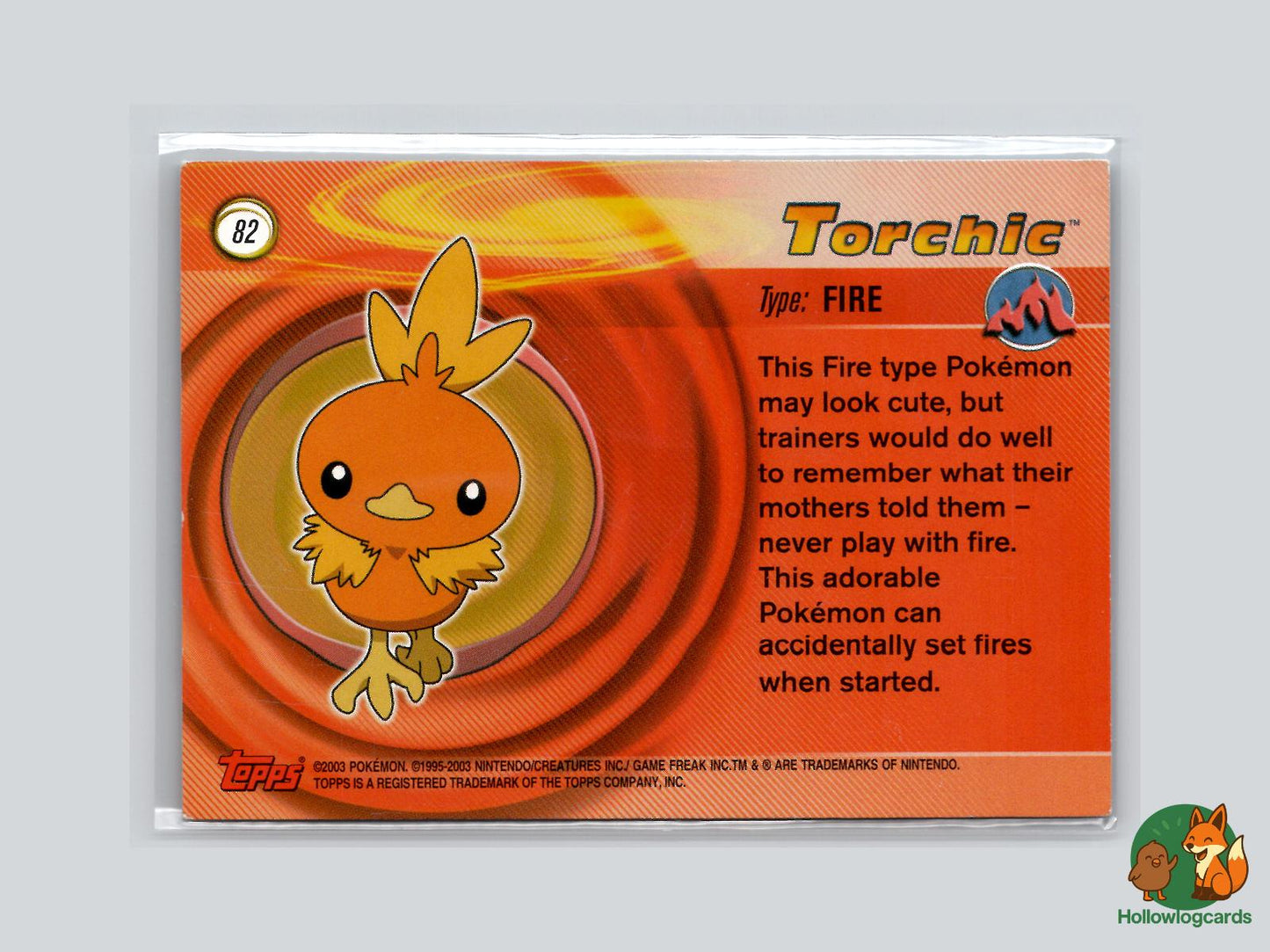 Torchic (#82) - Topps Advanced Trading Cards