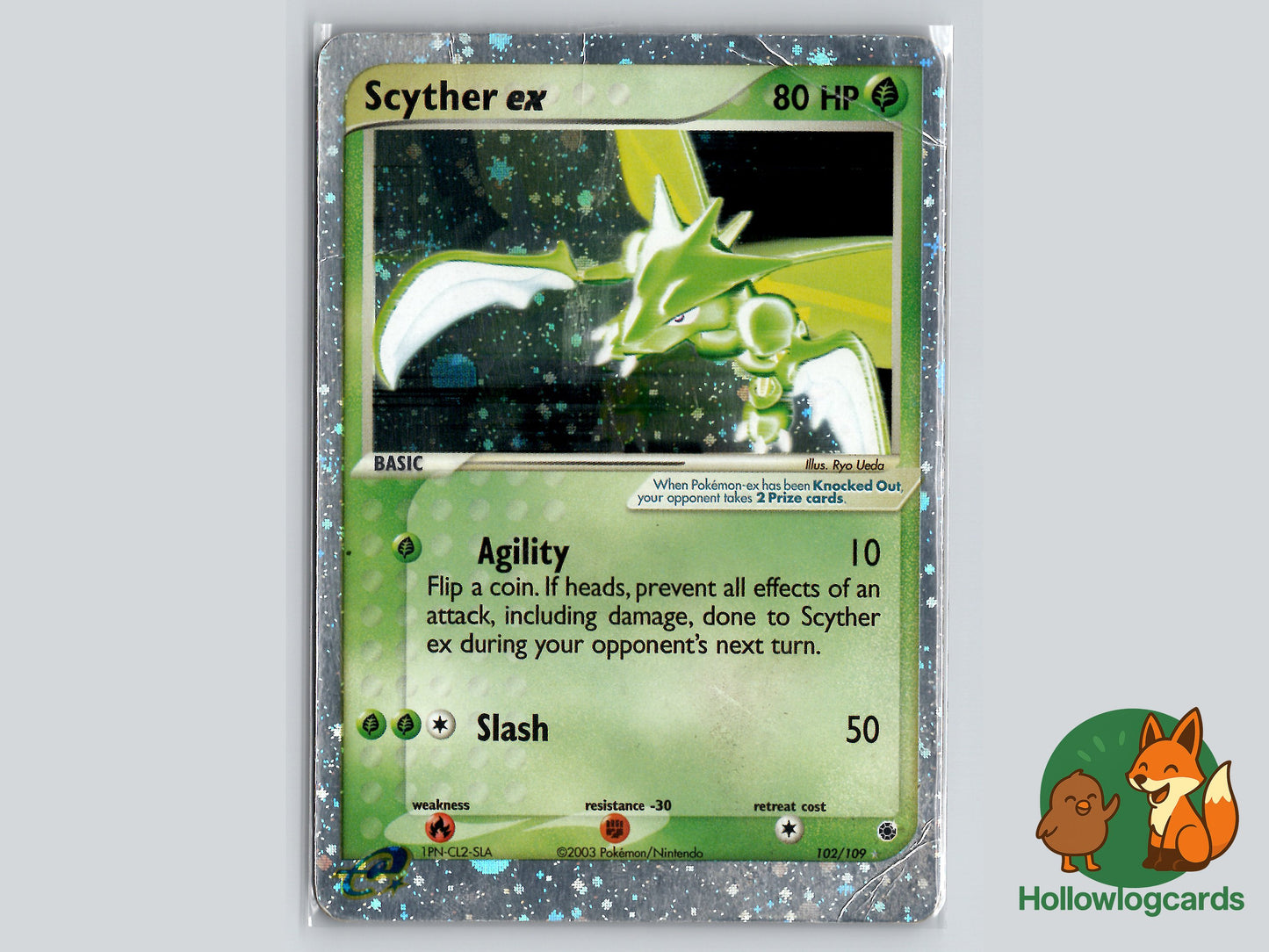 Image of Scyther ex Ruby and Sapphire (RS) #102