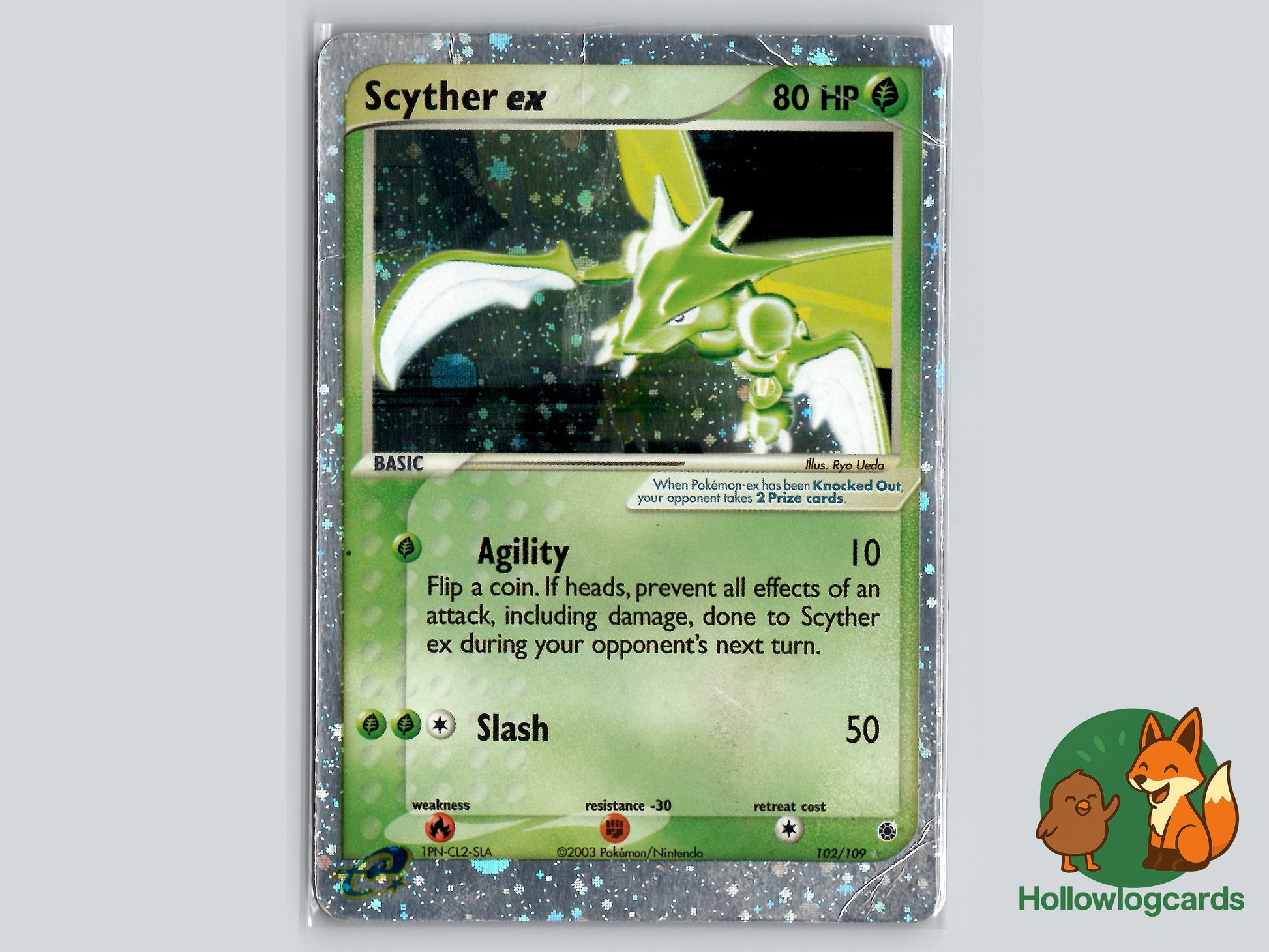Image of Scyther ex Ruby and Sapphire (RS) #102