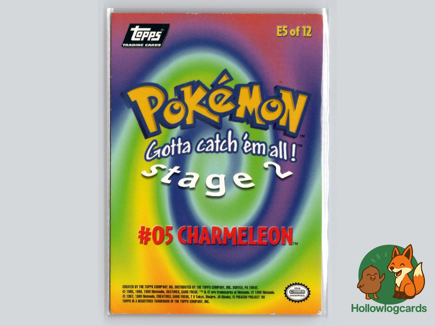 Charmeleon (#64) - Topps The First Movie Trading Cards