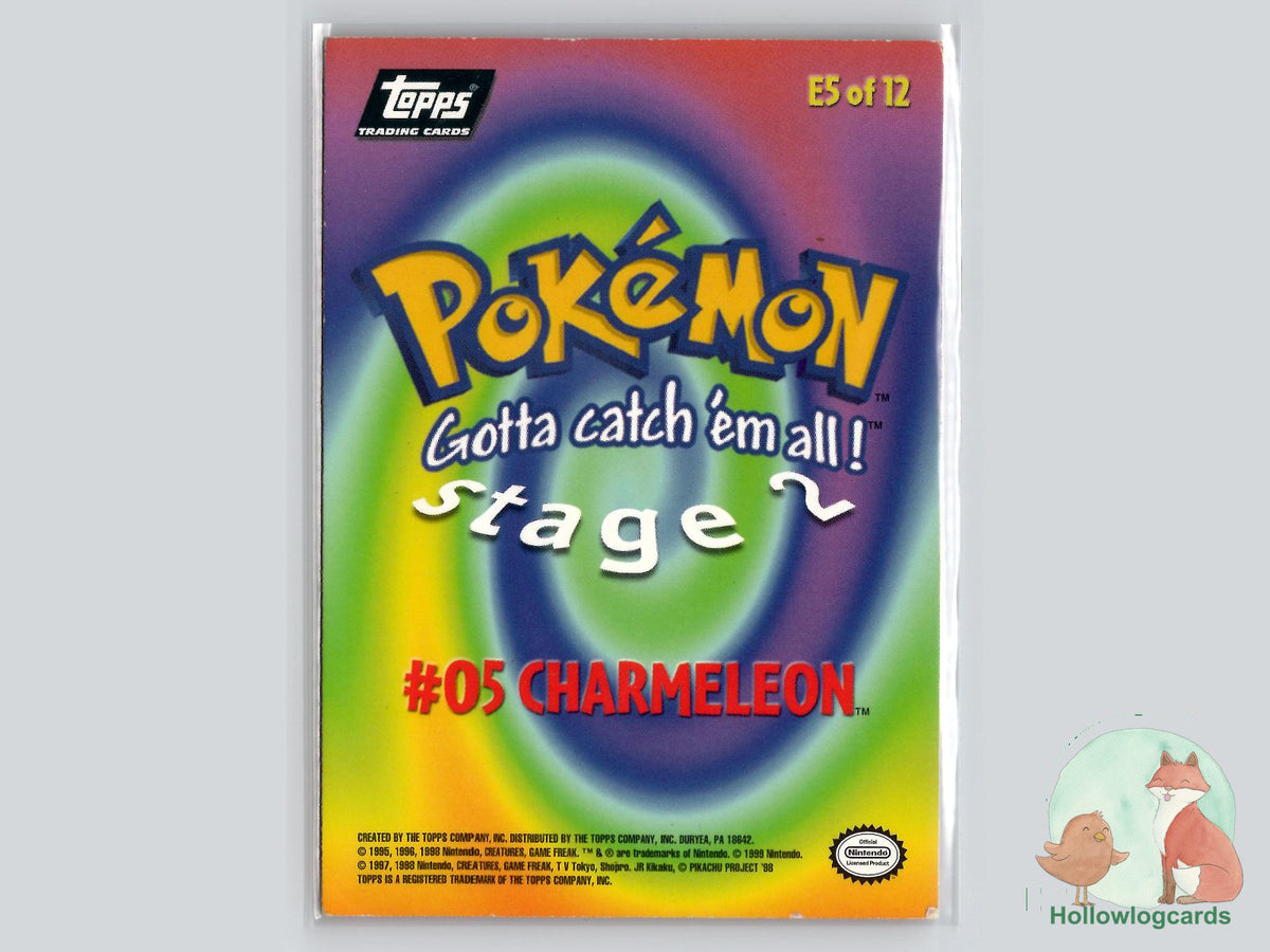 Charmeleon (#64) - Topps The First Movie Trading Cards
