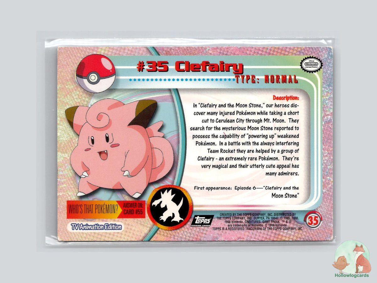 Clefairy (#35) Rainbow Chrome - Topps Trading Cards Series 1