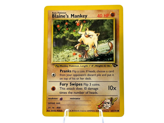 Image of Blaines Mankey Gym Challenge (G2) #63