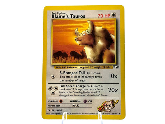 Image of Blaines Tauros Gym Heroes (G1) #64