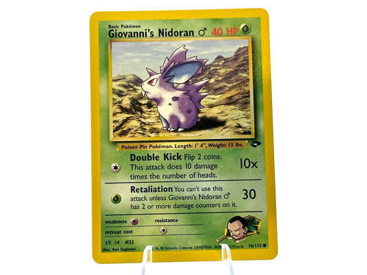 Image of Giovannis Nidoran Male Gym Challenge (G2) #76