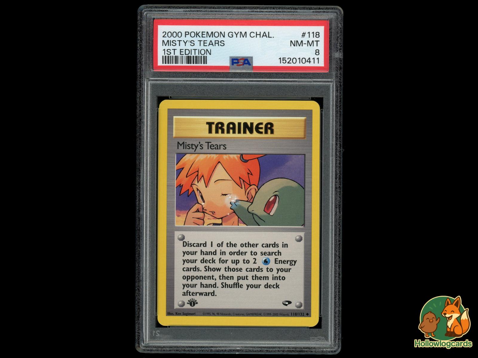 misty tears pokemon card Graded 1st Edition Misty's (118/132) Style:Thicc Luigi Return to Ravnica All cards will be Ninja of the Hand