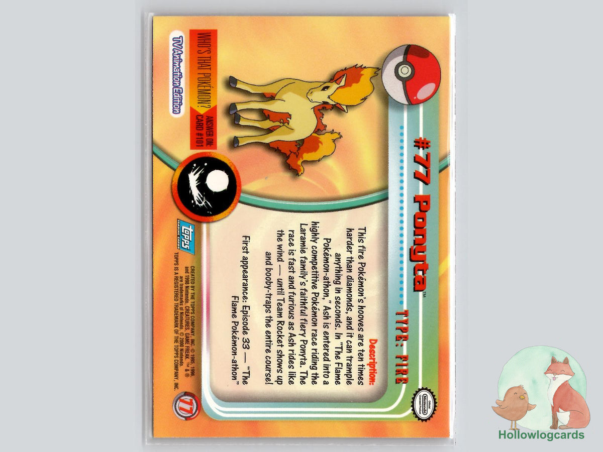 Ponyta (#77) - Topps Trading Cards Series 2