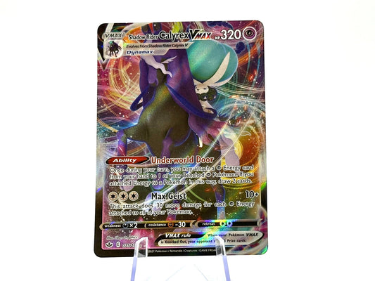 Image of Shadow Rider Calyrex VMAX Chilling Reign (CRE) #075