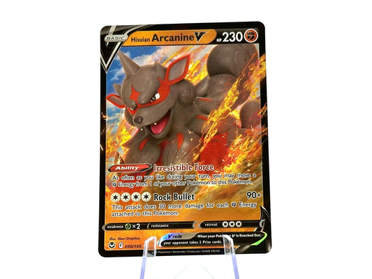 Image of Hisuian Arcanine V Silver Tempest (SIT) #090