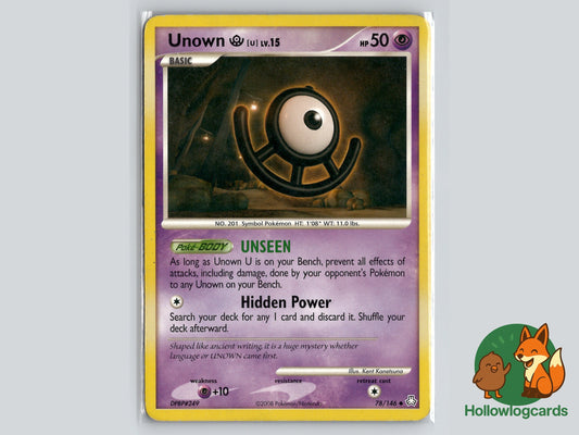 Image of Unown U Legends Awakened (LA) #78
