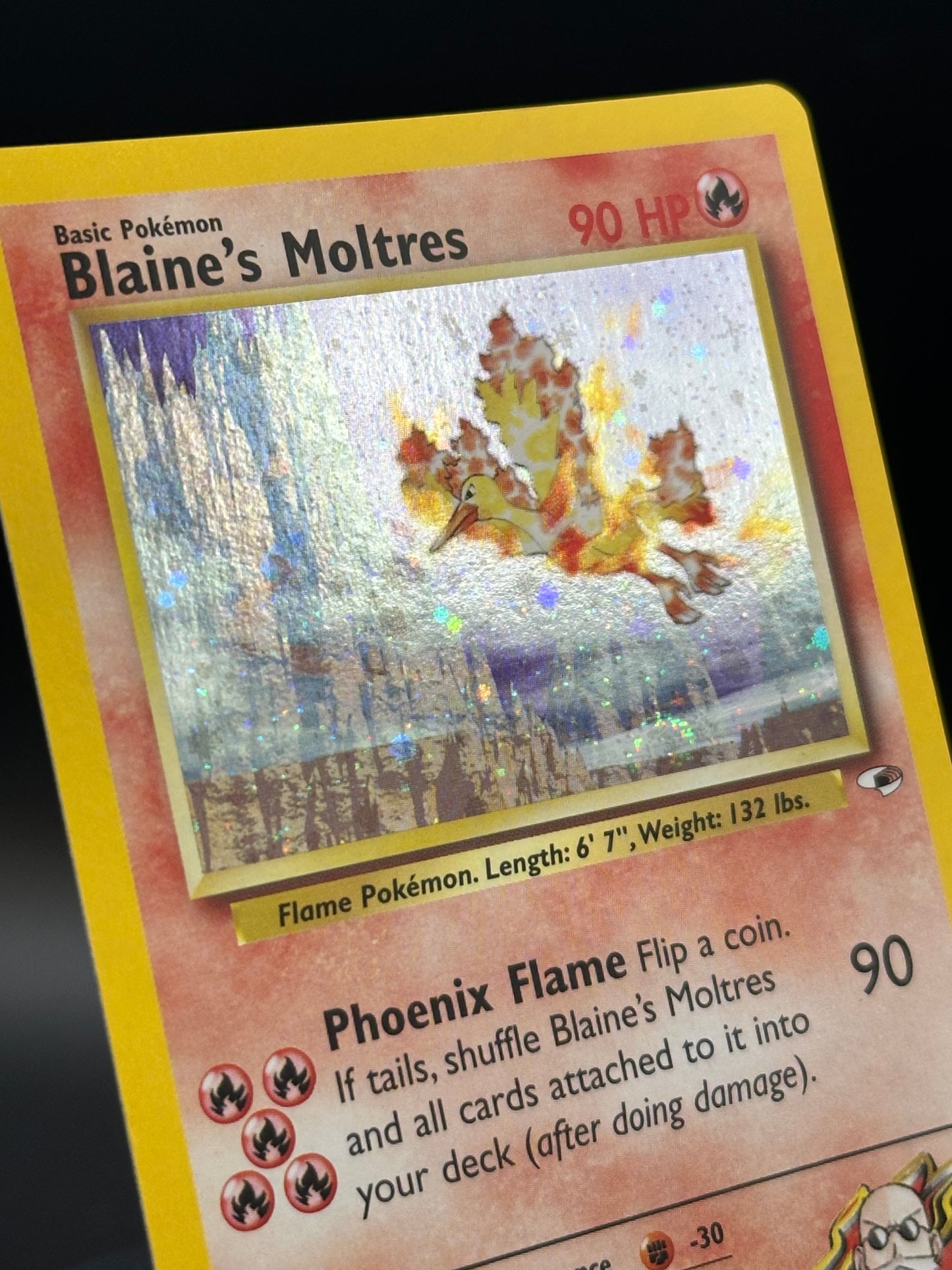 Blaine’s Moltres - Gym Challenge 1/132 - WOTC - Sugimori