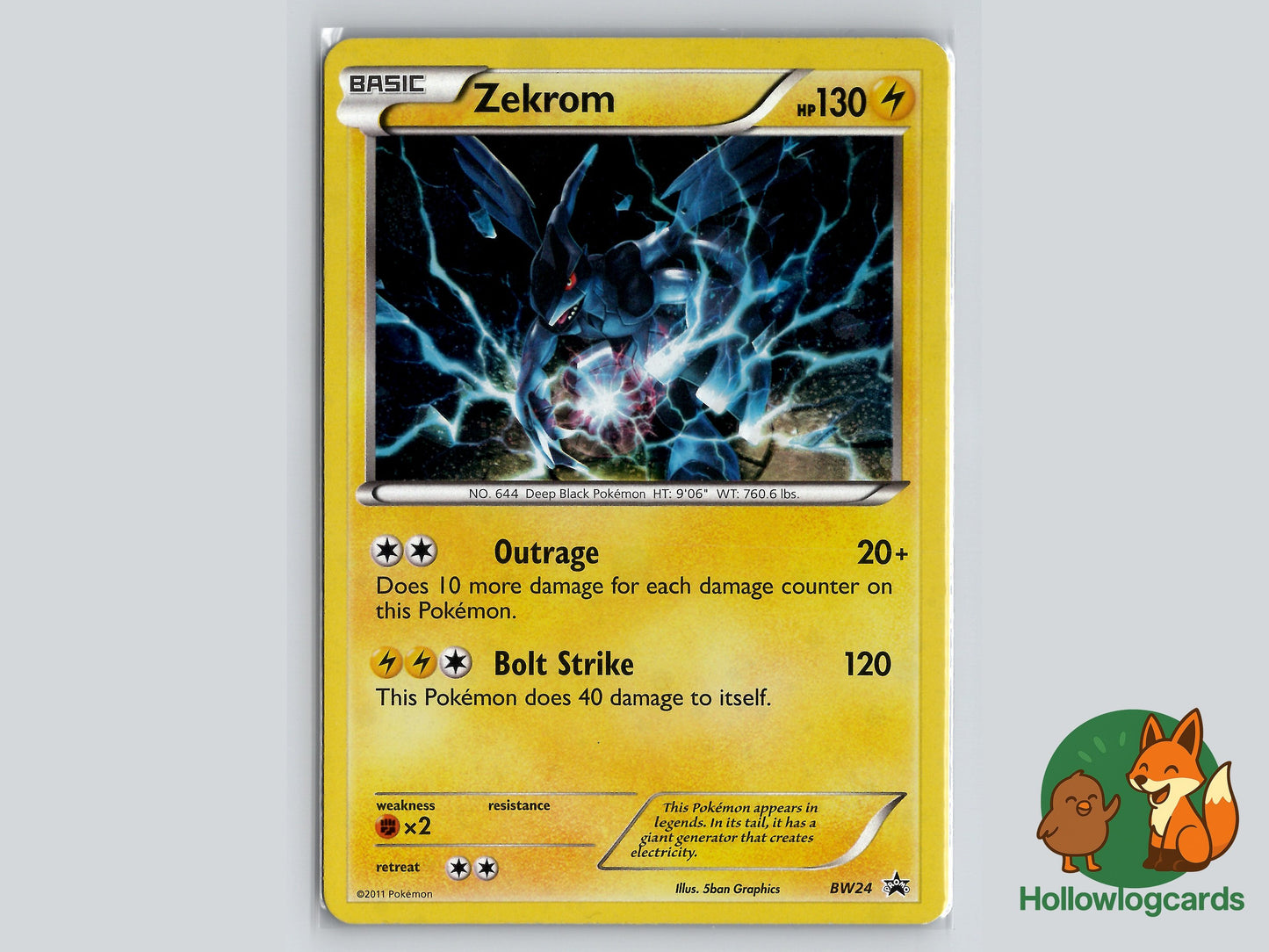 Image of Zekrom Black and White Promos (BWP) #BW24