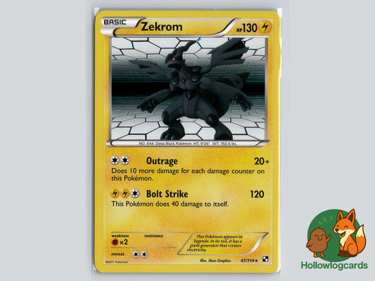 Image of Zekrom Black and White (BLW) #47
