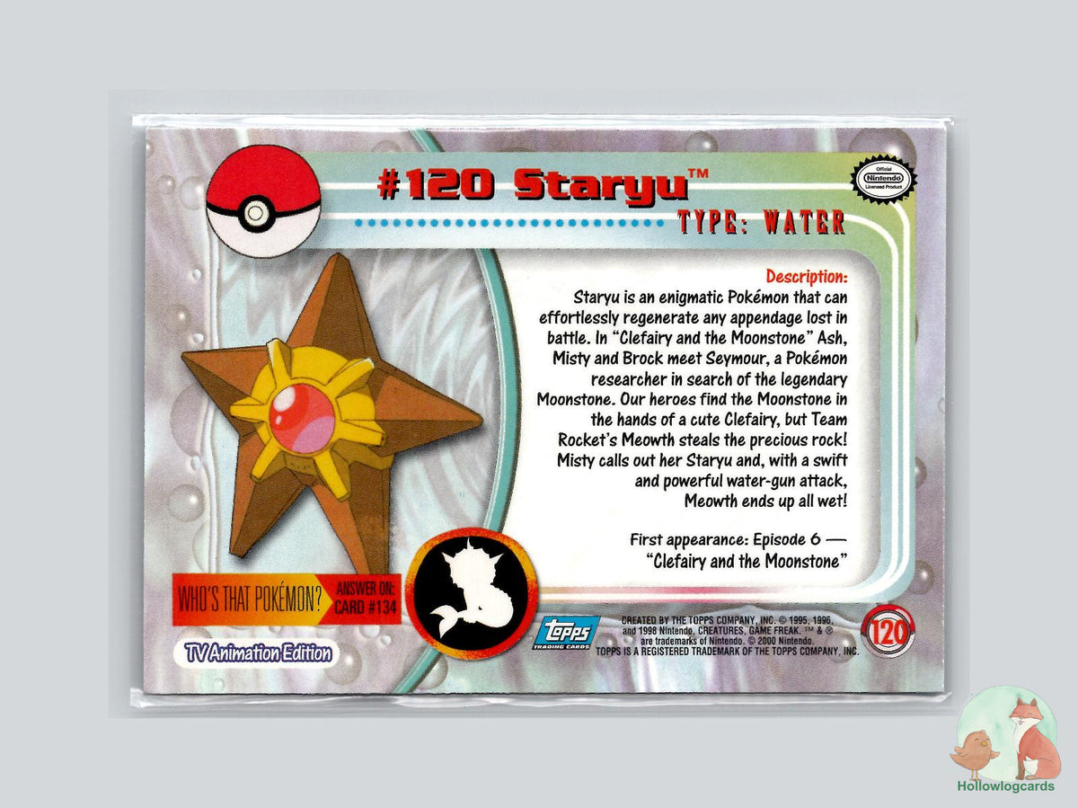 Staryu (#120) - Topps Trading Cards Series 3
