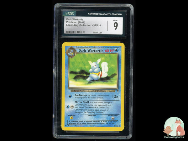 Graded Dark Wartortle (39/110) - Legendary Collection - CGC Mint 9