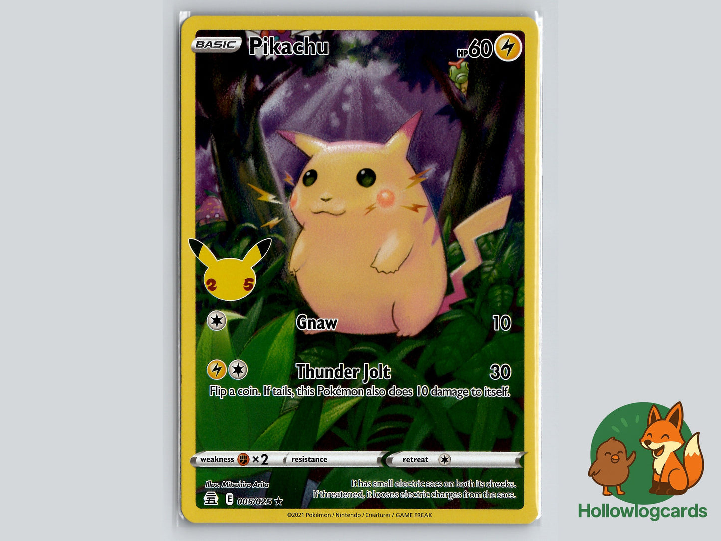 Image of Pikachu Celebrations (CEL) #005