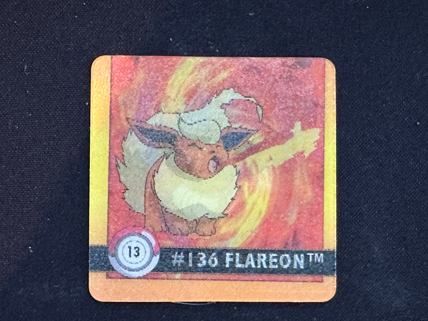 Eevee / Flareon– 1999 Action Flipz 13 – Vintage lenticular