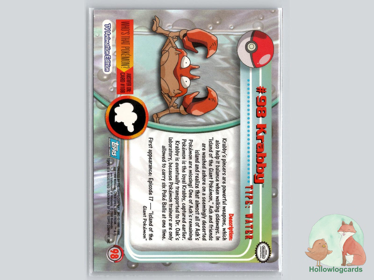 Krabby (#98) - Topps Trading Cards Series 2