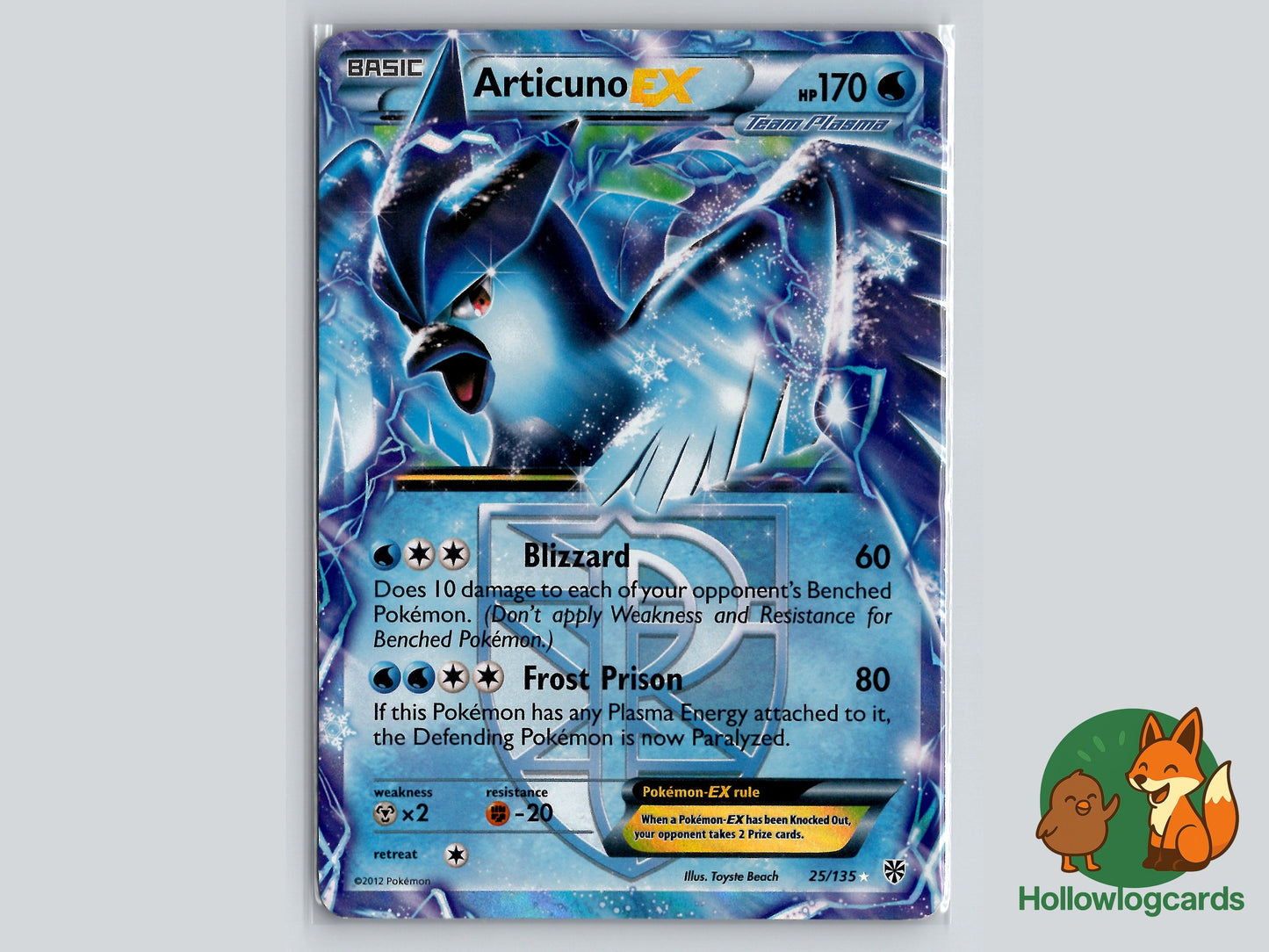 Image of Articuno-EX Plasma Storm (PLS) #25