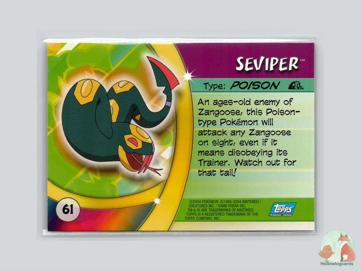 Seviper (#61) - Topps Advanced Challenge Trading Cards