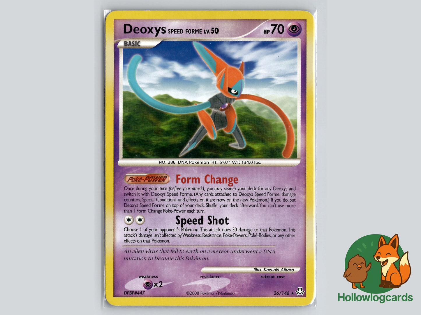 Image of Deoxys Speed Forme Legends Awakened (LA) #26