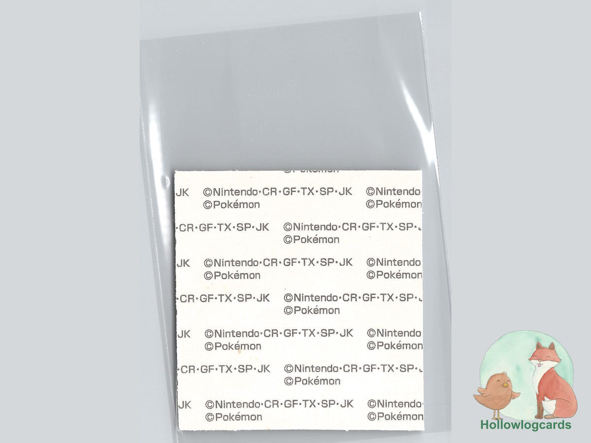 Eevee & Pikachu - Daiichi Pan Pokémon Sticker - 25th Anniversary - 2023 - JAP - reverse
