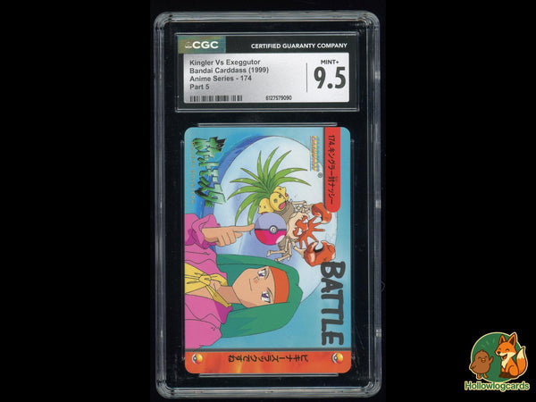 Graded Kingler Vs Exeggutor (174) Anime Series