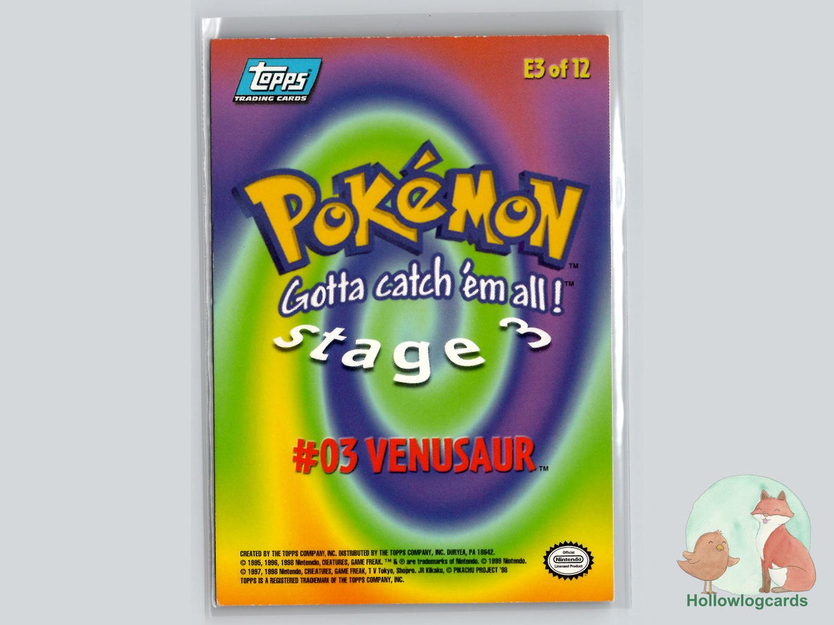 Venusaur (#62) - Topps The First Movie Trading Cards