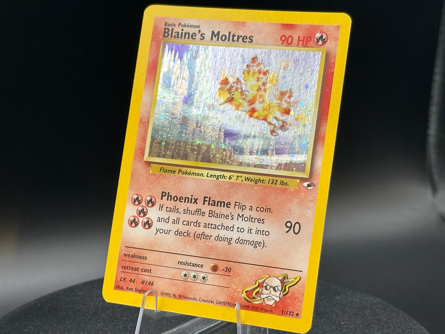 Blaine’s Moltres - Gym Challenge 1/132 - WOTC - Sugimori
