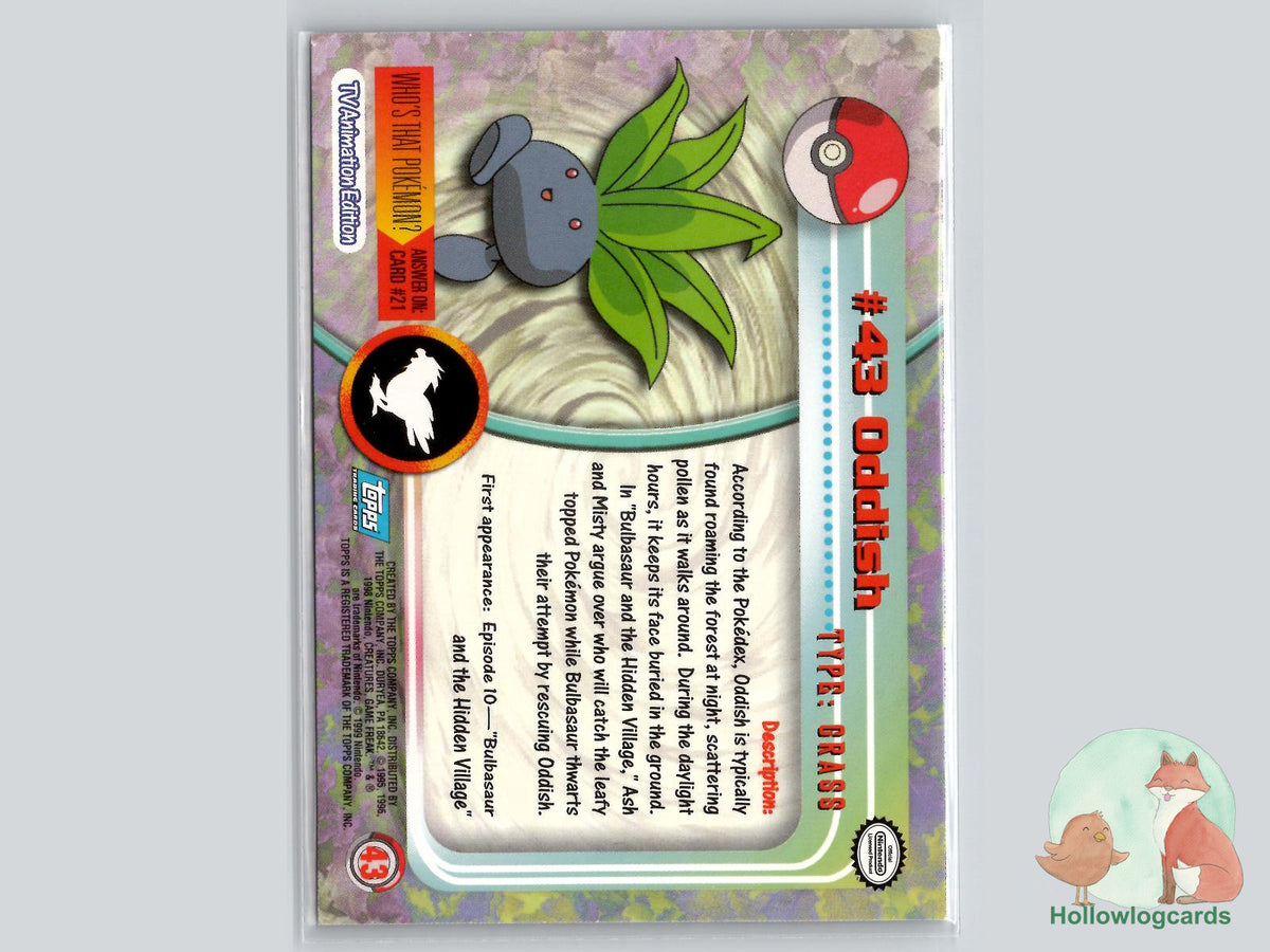 Oddish (#43) - Topps Trading Cards Series 1